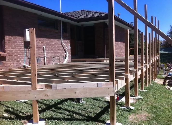 Deck build: sub-frame