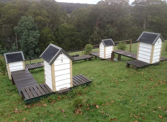 Custom timber huts